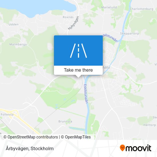 Årbyvägen map