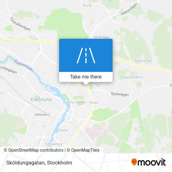 Sköldungagatan map