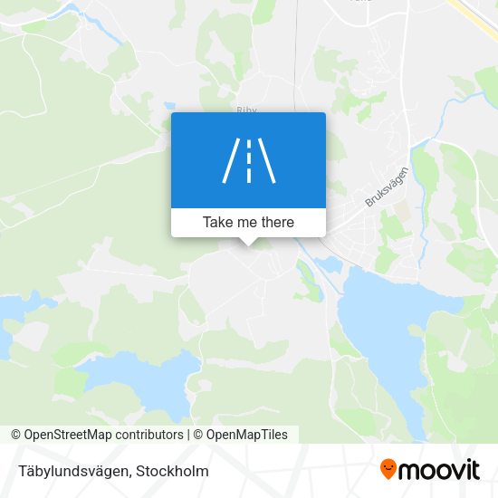 Täbylundsvägen map