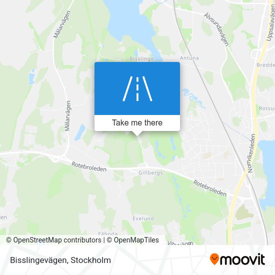 Bisslingevägen map