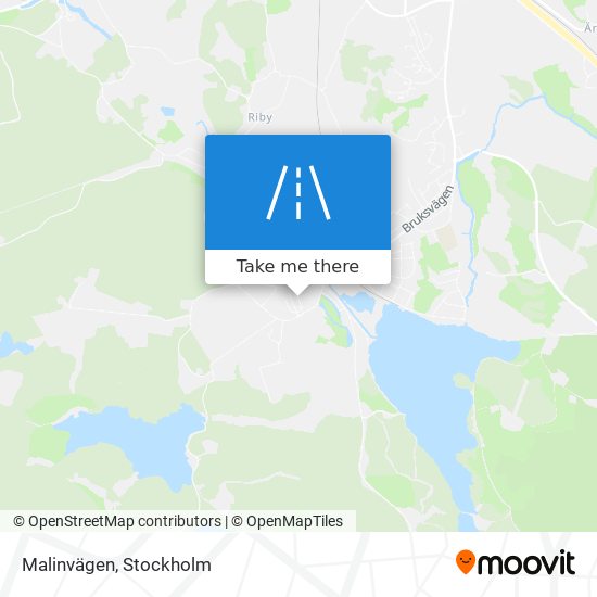 Malinvägen map