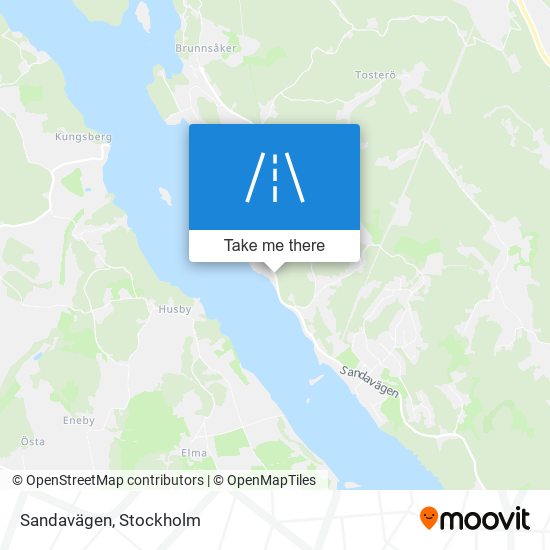 Sandavägen map