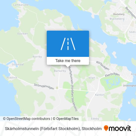 Skärholmstunneln (Förbifart Stockholm) map