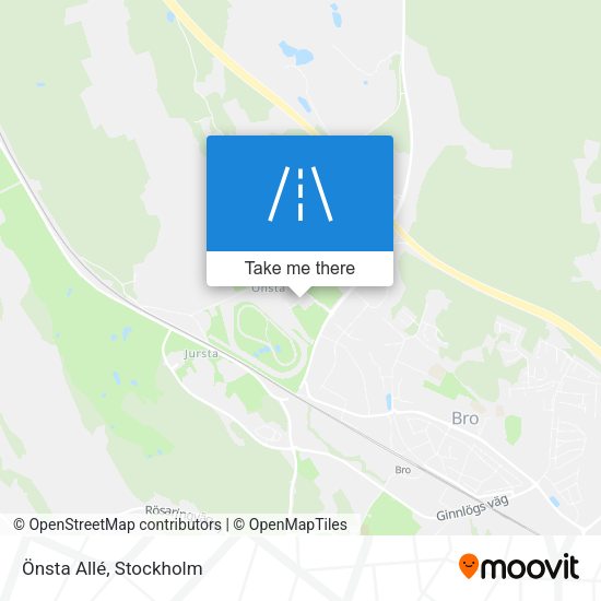 Önsta Allé map