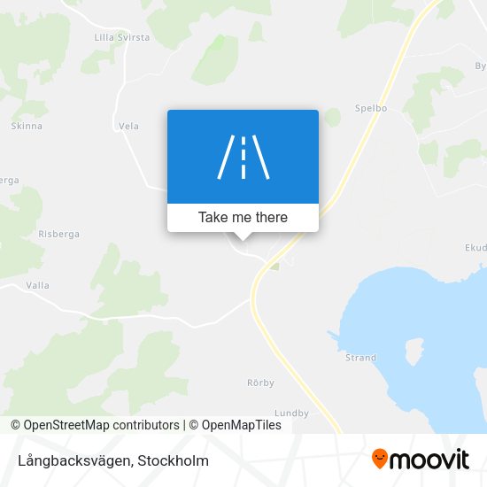 Långbacksvägen map