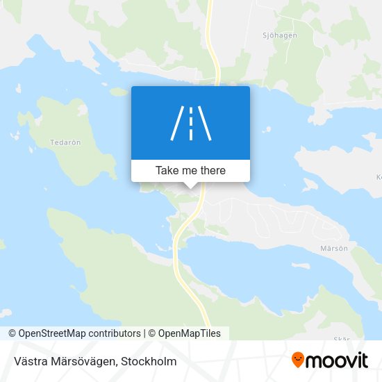 Västra Märsövägen map