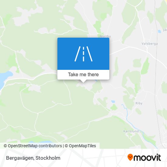 Bergavägen map