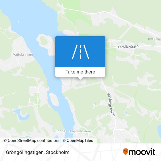 Gröngölingstigen map