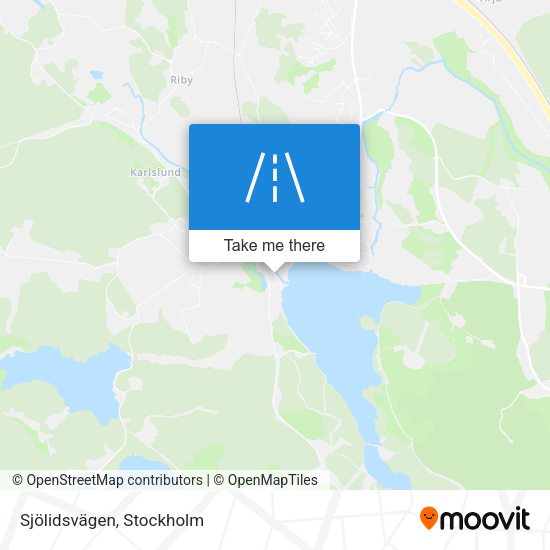 Sjölidsvägen map
