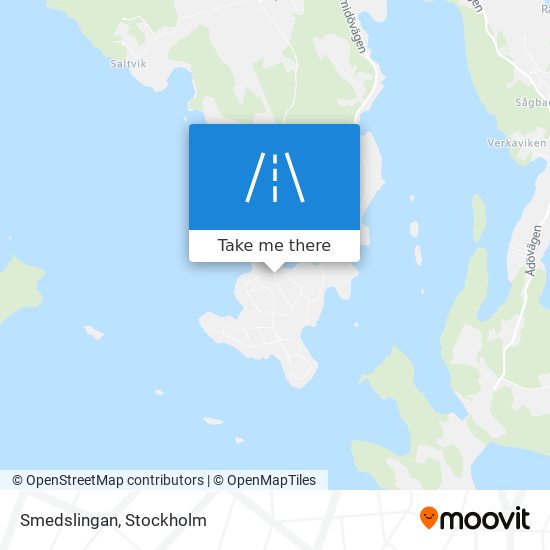 Smedslingan map