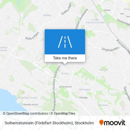 Solhemstunneln (Förbifart Stockholm) map