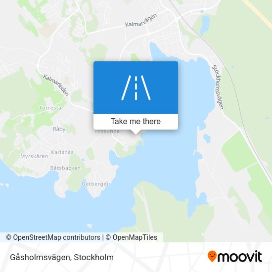 Gåsholmsvägen map