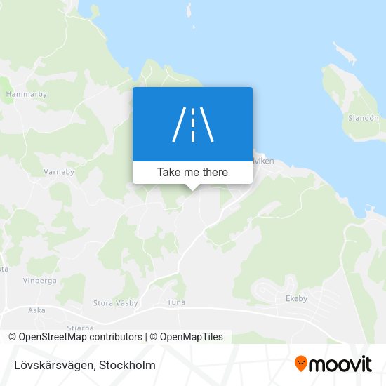 Lövskärsvägen map