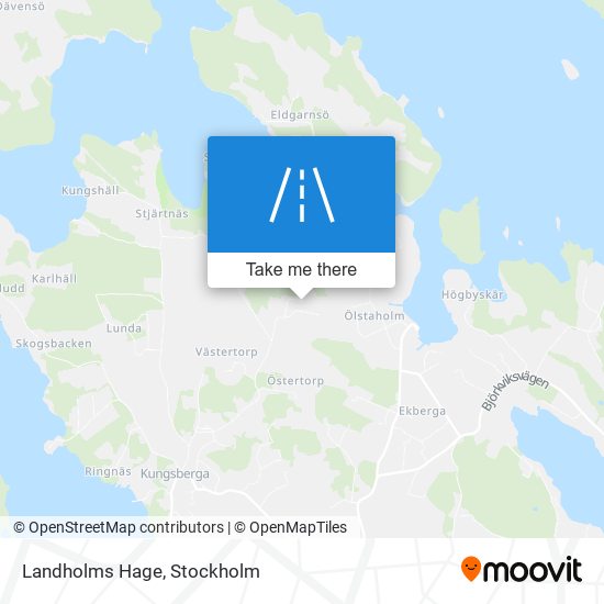 Landholms Hage map