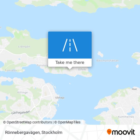 Rönnebergavägen map