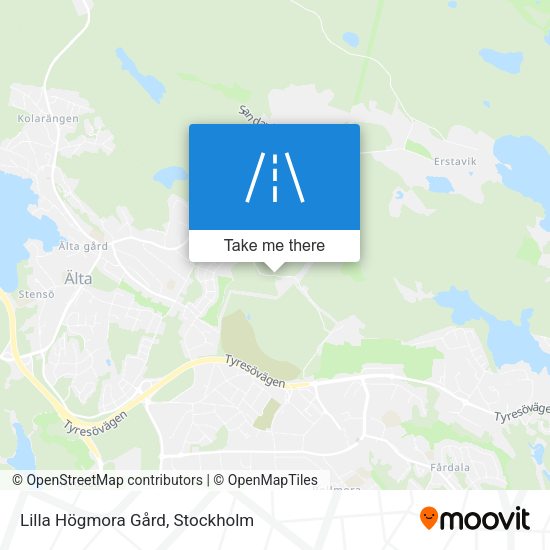 Lilla Högmora Gård map