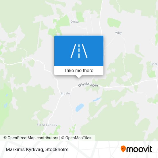 Markims Kyrkväg map