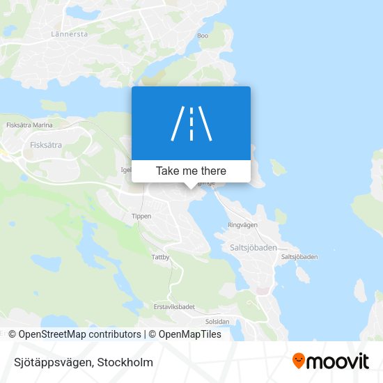Sjötäppsvägen map