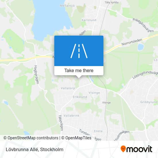 Lövbrunna Allé map
