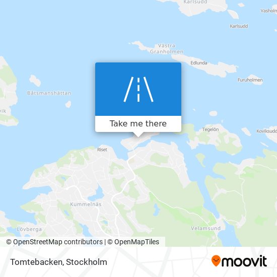 Tomtebacken map