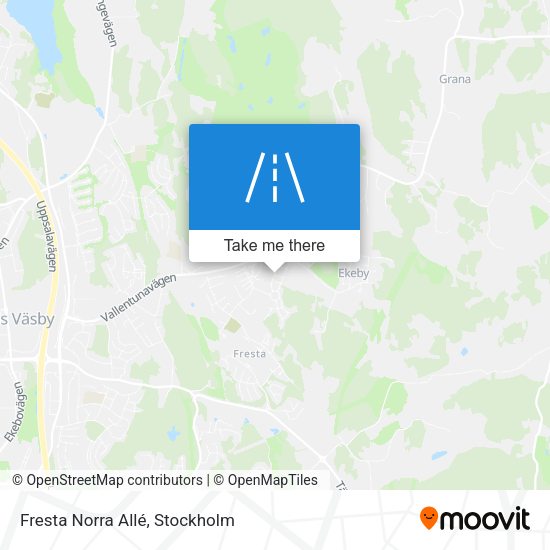 Fresta Norra Allé map