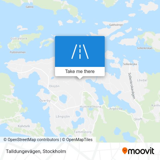 Talldungevägen map