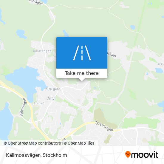 Källmossvägen map