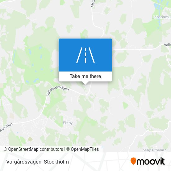 Vargårdsvägen map