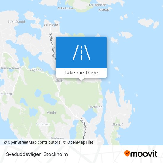 Sveduddsvägen map