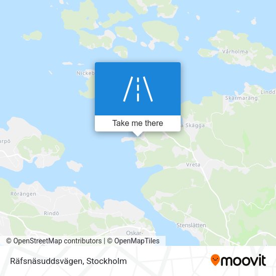 Räfsnäsuddsvägen map