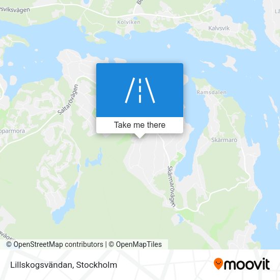 Lillskogsvändan map