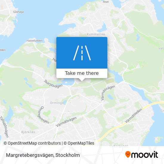 Margretebergsvägen map