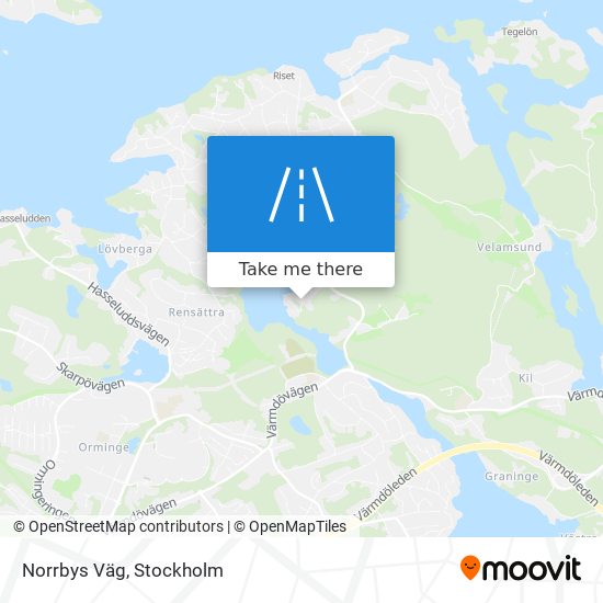 Norrbys Väg map