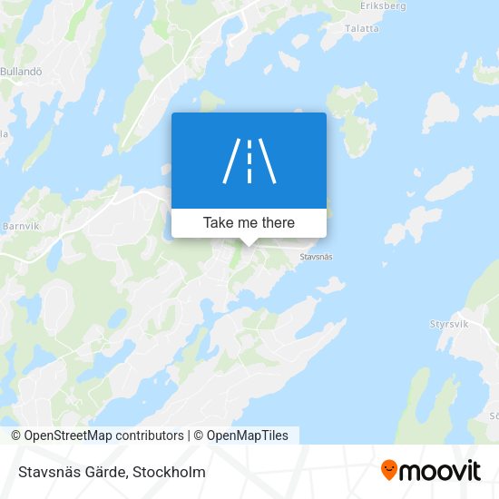Stavsnäs Gärde map