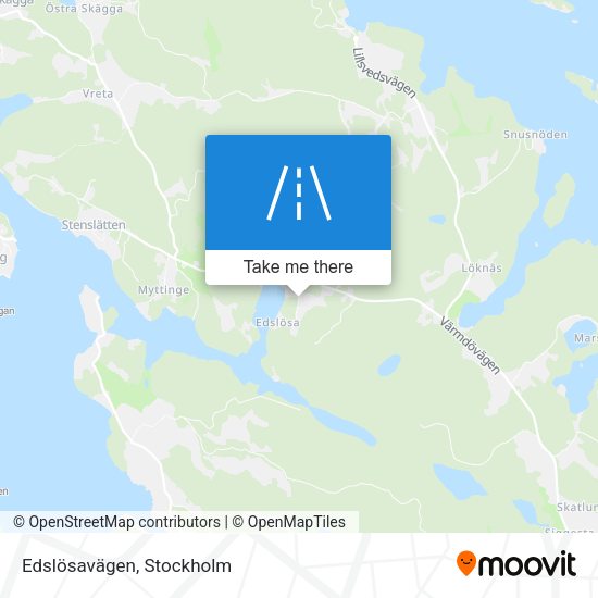 Edslösavägen map