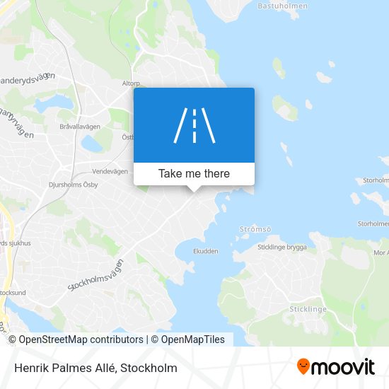 Henrik Palmes Allé map