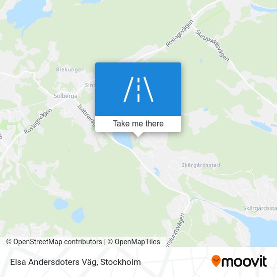 Elsa Andersdoters Väg map