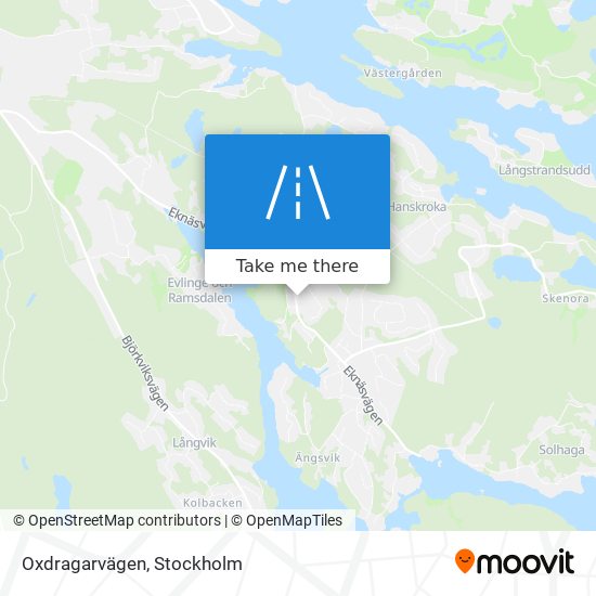 Oxdragarvägen map