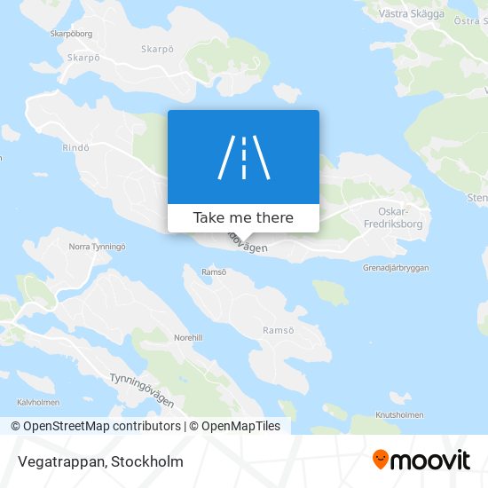 Vegatrappan map