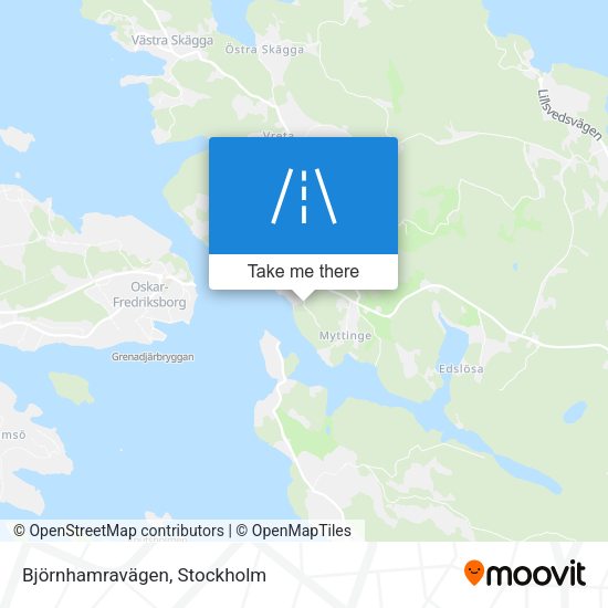 Björnhamravägen map