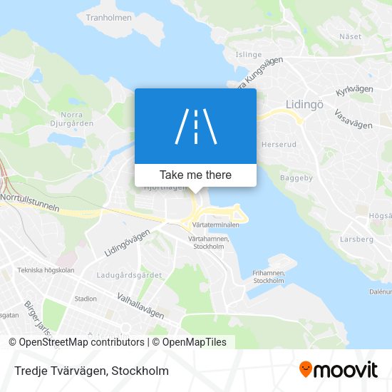 Tredje Tvärvägen map