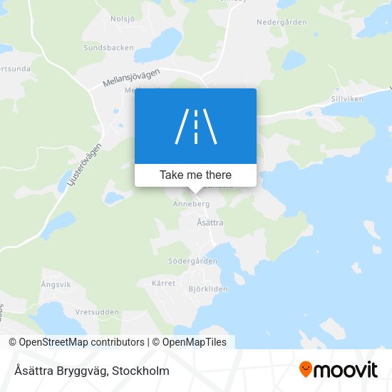 Åsättra Bryggväg map