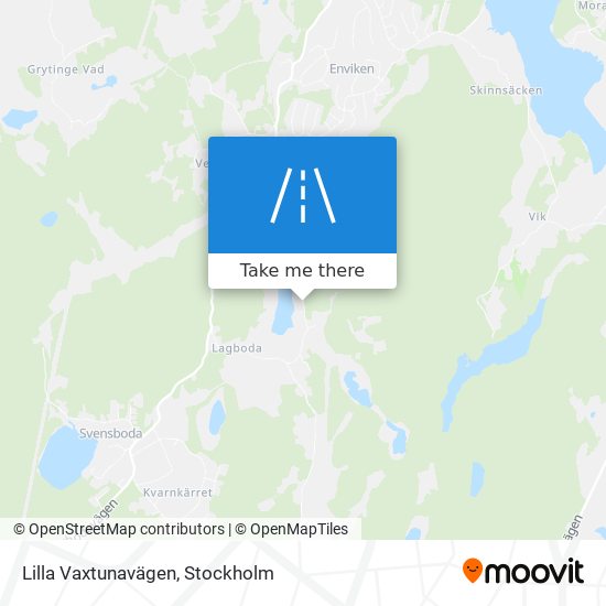 Lilla Vaxtunavägen map