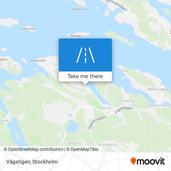 Vågstigen map