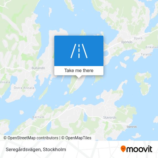 Seregårdsvägen map