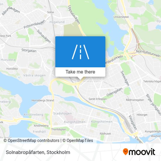 Solnabropåfarten map