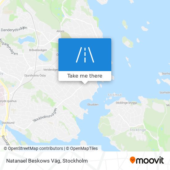 Natanael Beskows Väg map