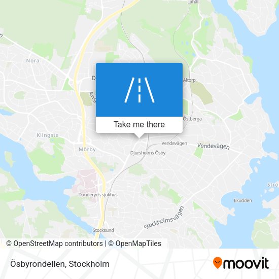 Ösbyrondellen map