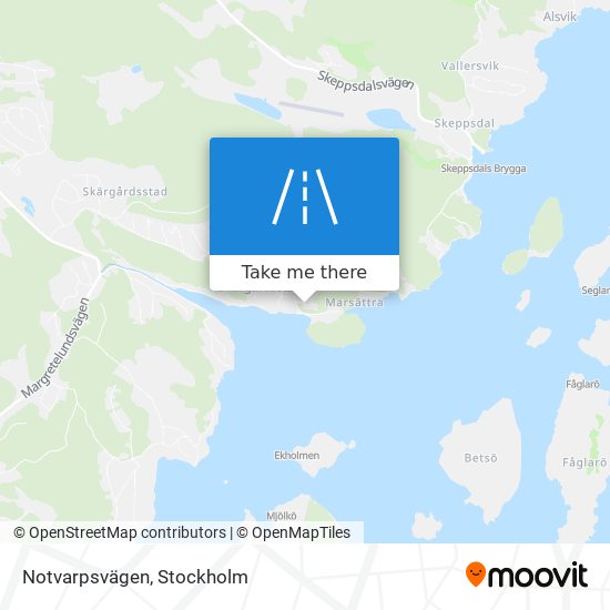 Notvarpsvägen map