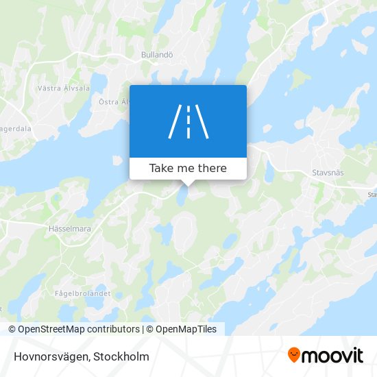 Hovnorsvägen map